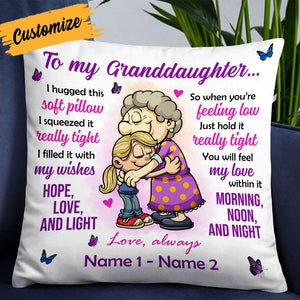 Personalized Granddaughter Pillow NB134 81O32