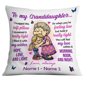 Personalized Granddaughter Pillow NB134 81O32