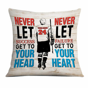 Personalized Hockey Pillow