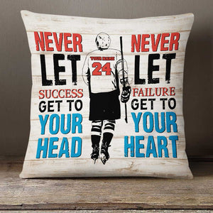 Personalized Hockey Pillow