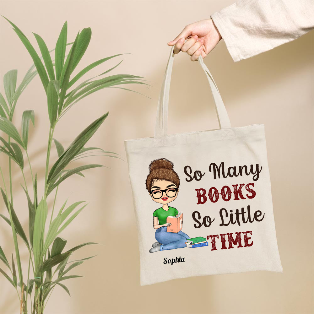 Just A Girl Who Loves Books - Personalized Tote Bag