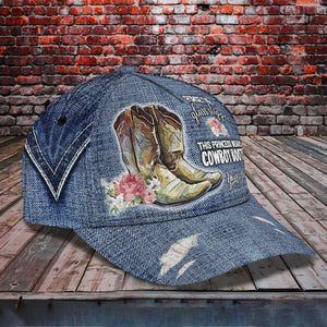 This Princess Wears Cowboy Boots - Personalized Name Cap