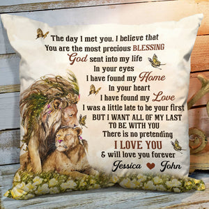 You Are The Most Precious Blessing Sweet Couple Pillow