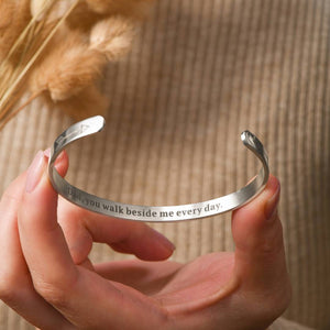 Dad You Walk Beside Me Every Day Bracelet